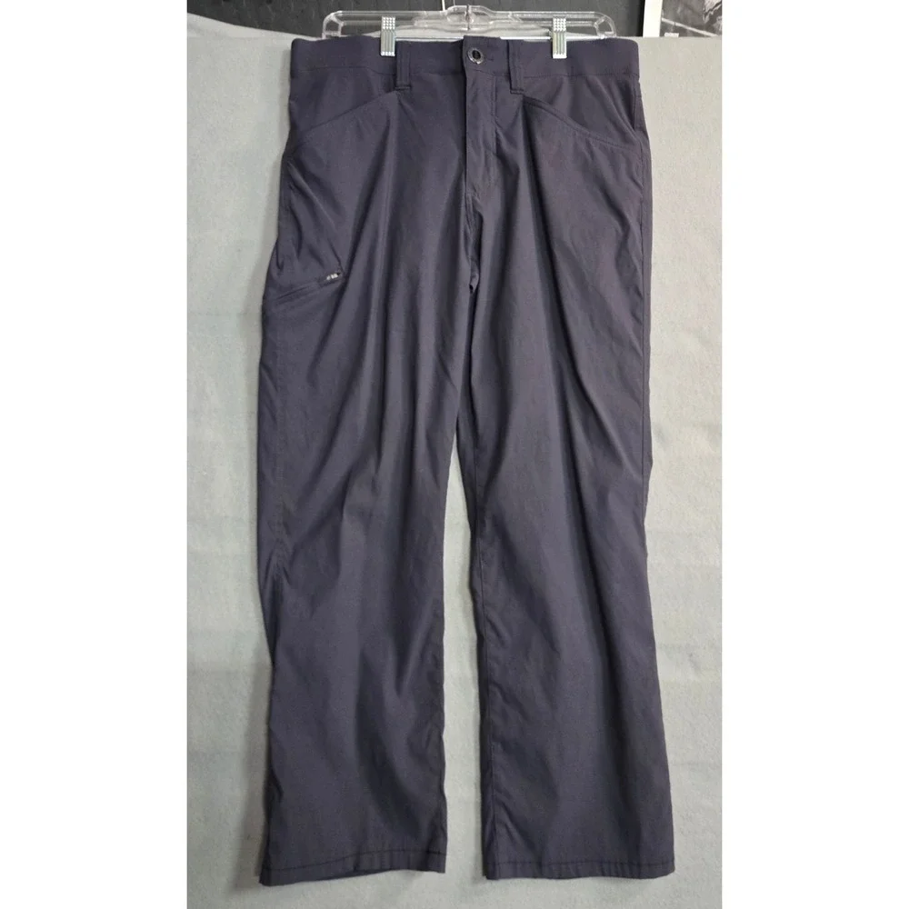 Orvis Hiking Pants Charcoal Grey Water Repellent Tech Utility Cargo Slacks 32x30